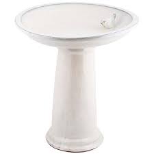 With such a wide selection of bird baths for sale, from brands like alpine corporation, cricket forge, and safavieh, you're sure to find something that you'll love. Esschert Design Usa Fb423 Ceramic Bird Bath On Pedestal With Bird 44 White Walmart Canada