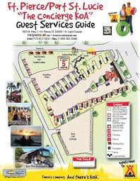 Campground Site Map Florida Campgrounds Fort Pierce Campground