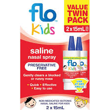 A natural way to help relieve blocked noses. Buy Flo Kids Saline Spray Twin Pack 2 X 15ml Exclusive Size Online At Chemist Warehouse
