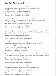 Deutsche weihnachtslieder zum mitsingen mit noten akkorden mp3 video und texte kinderlieder zum mitsingen muenchenmedia. Weisser Winterwald Songtext Mit Akkorden Gitarrenlieder Gitarre Lieder Musik Lernen