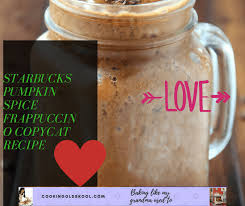 Actually, the pumpkin spice frappuccino at starbucks, as well as their pumpkin spice latte (hot & iced), contain both sweetened condensed skim 2 teaspoons of instant coffee per cup is the amount i recommend adding. Starbucks Pumpkin Spice Frappuccino Copycat Recipe