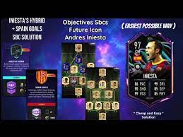 Brazil goals roberto carlos sbc madfut 21 objectives 9 10. Iniestas Hybrid Spain Goals Sbcs Easiest Way Possible Objectives Iniesta Sbc Madfut 21 Youtube