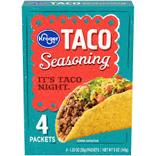 A simple taco sauce that's quick to make and rivals store bought! Kroger Taco Seasoning Packets 4 Ct 1 25 Oz Jay C Food Stores