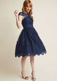 Dark blue round neck tulle lace long prom dress, bridesmaid dress. Dark Blue Dresses For Weddings Dress For The Wedding