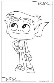 Printable colouring pages for tweens. Teen Titans Go Free Printable Coloring Pages For Children