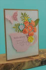 Diy Birthday Card For Mother In Law Mother S Day Cards Tea Cup Cards Happy Mother S Day Unique Cards Handmade Cards Cards For Mom Sta Cards Handmade Tea Cup Card Mother S Day Greeting Cards