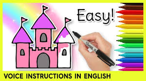 52,000+ vectors, stock photos & psd files. How To Draw A Castle Easy Drawings For Kids Youtube