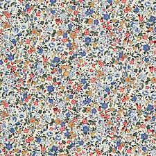 Fabric design with simple flowers. Pin On Florals Small Ditsy