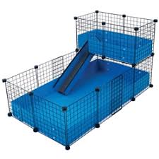 What goes in a guinea pig cage? Large 2x4 Grids Wide Loft Deluxe Cages Cagetopia