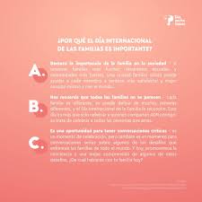 Su celebración nace en 2005 con el objetivo de promover la unión y los valores familiares. Dia Internacional De La Familia Teleperformance Mexico Facebook