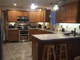 Then i would concentrate on accessorizing on the countertop that are painted cream & canisters that are cream color to break up the dark countertop with the cabinetry/backsplash. Too Dark Kitchen Please Help Me Brighten It Up