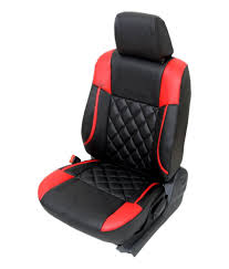 Club Class Black And Red Car Seat Cover For Maruti A Star Design Tycoon Black And Red Maruti A Star Red Car