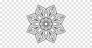 Find & download free graphic resources for png. Simple Flower Mandala Coloring Pattern Cross Floral Design Transparent Png Pngset Com