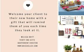 For ordering information for members of. Realtor Welcome Home Gifts New Catalog New Graphics By Melissa Britt Thirty One Gifts Independent Director In Clermont Fl Alignable