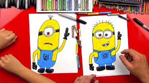 Learn how to draw a minion with us. How To Draw A Minion Art For Kids Hub