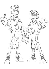 Print Coloring Image Momjunction Wild Kratts Birthday Party Wild Kratts Birthday Wild Kratts