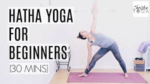 Hatha Yoga For Beginners 30 Min Yoga Class With Yoga Standing Poses Beginners Yoga Routine For Beginners Hatha Yoga For Beginners Yoga Poses For Beginners