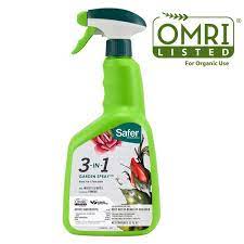 But we aren't using any vinegar, the trick is this vinegar. Safer Brand 3 In 1 Garden Spray 32 Oz Omri Listed Saferbrand Com