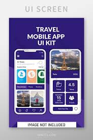 Level up complete game mobile app ui interface design. Travel Mobile App Ui Kit Design Ui Ai Free Download Pikbest