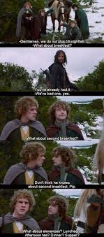 Second Breakfast Lord Of The Rings The Hobbit Fellowship Of The Ring