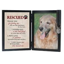 Rescued Pet Dog Poem With 5 X 7 Black Photo Frame Best Value Buy On Amazon Giftsforpets Pet Poems Dog Poems Animal Rescue
