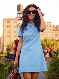 Veronica Old School Fashion Trendy Dresses Baby Blue Dresses