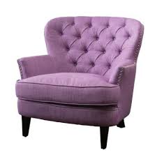The wingback design and tufted roundhill furniture doarnin contemporary silky velvet tufted button back accent chair, mauve. Purple Accent Chairs Chairs The Home Depot