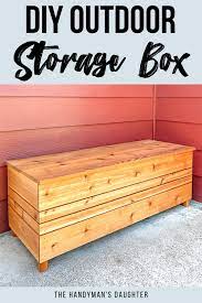 Things to consider when choosing cedar wood for your deck. Diy Outdoor Storage Box With Plans The Handyman S Daughter