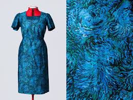 Vintage Plus Size 50s Jewel Tone Cloud Print Cocktail Dress Mad Men Joan Novelty Print Bombshell Pencil Wiggle Dress Size 3xl To 4xl Print Cocktail Dresses Wiggle Dress Dresses