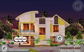 Four bed room fashionable type home plan. Small 3 Bedroom House Plans 90 Double Floor House Design Ideas