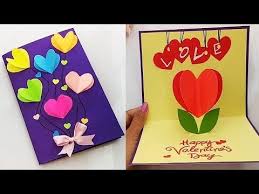 You can make handmade cards for any occasion or event that you can dream up. How To Make Valentine Cards Handmade Love Card Making Ideas Youtube Valentine Cards To Make Valentine Cards Handmade Valentines Cards