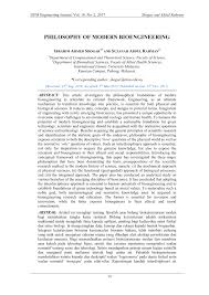 The average salary for a biomedical engineer in malaysia is rm 35,133. Pdf Philosophy Of Modern Bioengineering