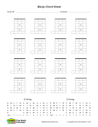 Check out our huge selection of sheet musics to print. Banjo Chord Boxes Vertical Acoustic Music Tv