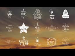 Premiere pro motion graphics templates give editors the power of ae. 15 Birthday Titles After Effects Template Youtube