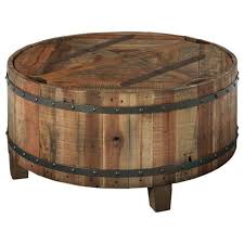 Just wanted to share this coffee table that my amazing partner made out of an old whisky barrel. Kincaid Furniture Modern Classics Occasional Tables 69 2019 Round Barrel Inspired Cocktail Table Northeast Factory Direct Cocktail Coffee Tables