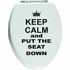 Check spelling or type a new query. Huis Keep Calm And Put The Seat Down Vinyl Sticker Toilet Seat Bathroom Toilet Luxclusif Com