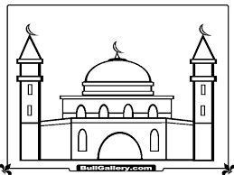 View all religions coloring pages. Free Mosque Coloring Pages