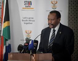 Photos] The National Head for the Directorate for Priority Crime Investigation, Lieutenant General (Dr/Adv.) Godfrey Lebeya and his management brief media on achievements for 2024/2025 financial year