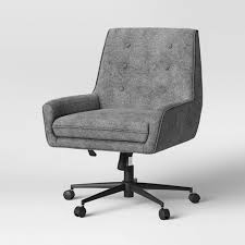 Gus modern cohen chair lounge chairs. Palora Metal Base Armed Office Chair With Casters Gray White Project 62 Target