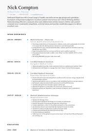 Best doctor resume example livecareer. Resume For A Doctor Free Resume Templates
