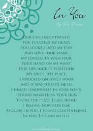 In You Wedding Poem Ms Moem Poems Life Etc Wedding Poems Love Poems For Boyfriend Hand Quotes