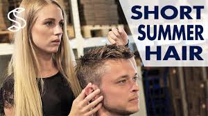 Everything you need to cut men's hair at home, according to barbers. Men S Short Hairstyle Professional Haircutting How To Style Men S Hair Youtube