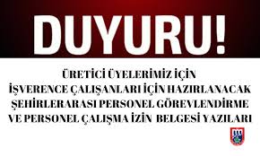 01.12.2020 tarihli i̇çişleri bakanlığı genelgesi uyarınca sokağa çıkma kısıtlamasından muaf olan firmalar için ekte bulunan örnek belge vb. Aydin Ticaret Odasi
