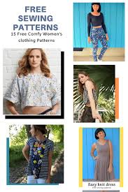 Every week i scour the web for free sewing patterns to share with my email subscribers. Free Pattern Alert 15 Free Comfy Women S Clothing Patterns On The Cutting Floor Printable Pdf Sewing Patterns And Tutorials For Women