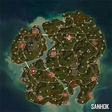 Mapa Sanhok Pubg Mobile Conheca Os Melhores Locais Para Loot Papeis De Parede De Jogos Papel De Parede Para Iphone Mapa