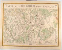 Carte cliquable des provinces de belgique en svg pour site internet, configurations des couleurs régions de belgique, provinces et arrondissements avec noms au format vectoriel illustrator ai, eps. Carte De La Belgique D Apres Ferraris 36me Diekirch Von Eifel Karte Antiquariat Peter Fritzen
