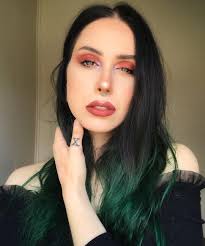 Juniper Green Hair Dye From Lunar Tides On The Lovely Counteractbooze Green Hair Colors Green Hair Dark Green Hair