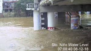 All eight gates of the manggahan floodway were opened. Marikina River Water Level Again Rises