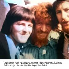 Members of the Irish Sth Rd Federation and the Goblet 3 Bird Club..Front  Row from left John Nugent,Peter Cleary,Joe Murrin holding onto non fancier  Paddy ,Gerry Daly.Next Row from left.Mick O'Driscoll,Mick Keenan,Kevin