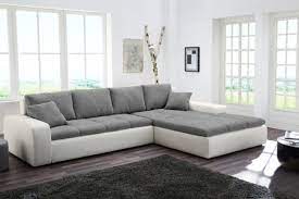 Moderne Wohnlandschaft Venice Mit Schlaffunktion Grau Weiss Mit Bettkasten Riess Ambiente Onlineshop Sofa Weiss Grau Ecksofas Couch Weiss Grau